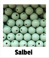 Holzperlen 12mm salbei9